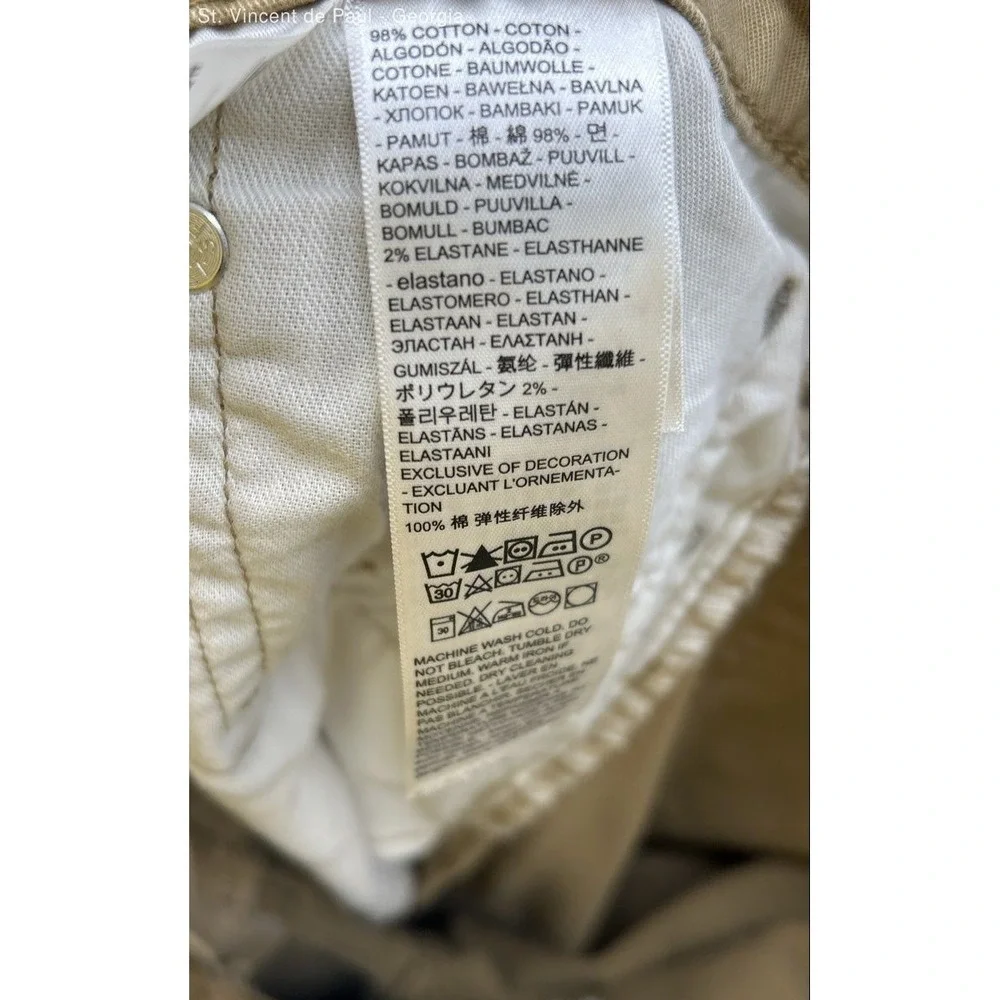 Levi's 511 Tapered Fit Pants Men's 38x30 Brown Casual